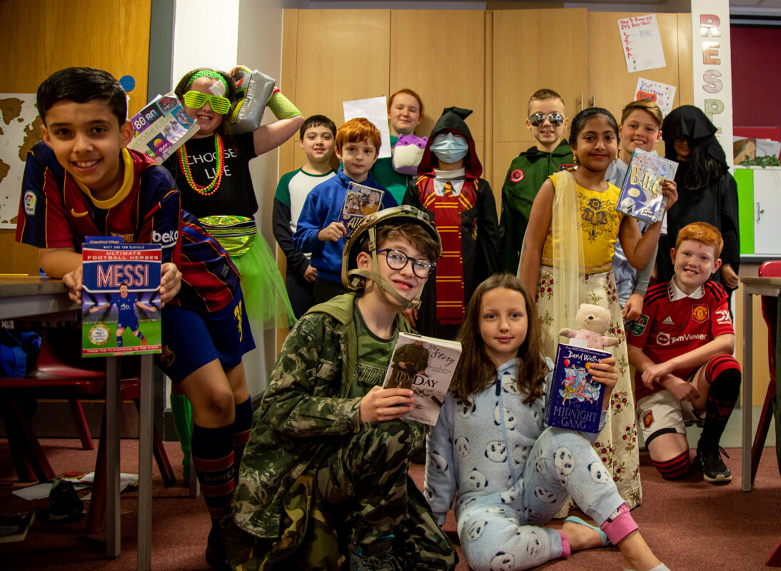 Image of Students from across the Trust celebrate World Book Day